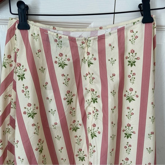 Anthropologie NWT We Wore What Asymmetrical Floral Midi Skirt Cottage-core XS 4 - Picture 9 of 11